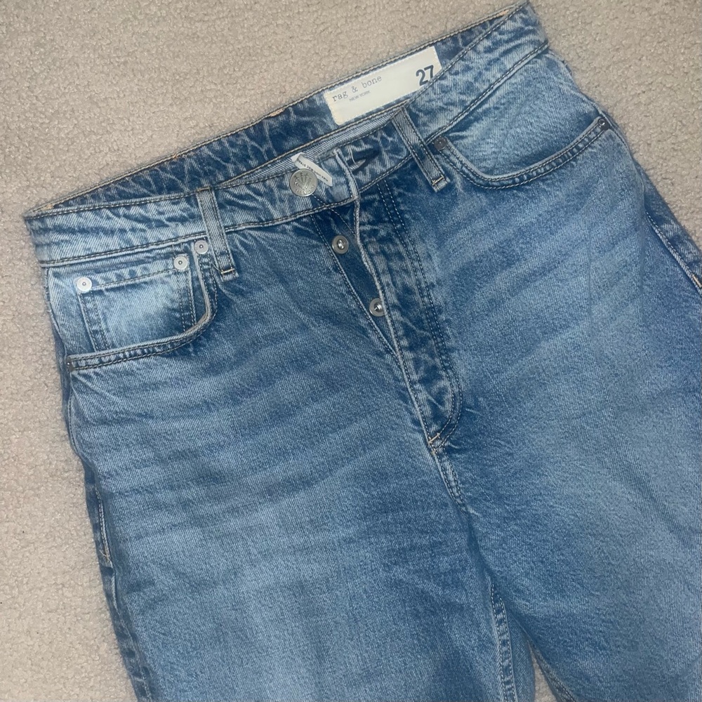 Rag & Bone Alex High Rise Straight Jeans - Picture 4 of 6